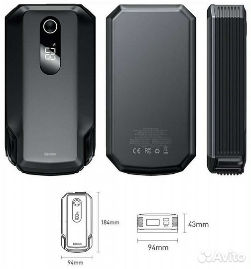 Бустер Baseus Max 20000 mAh новый