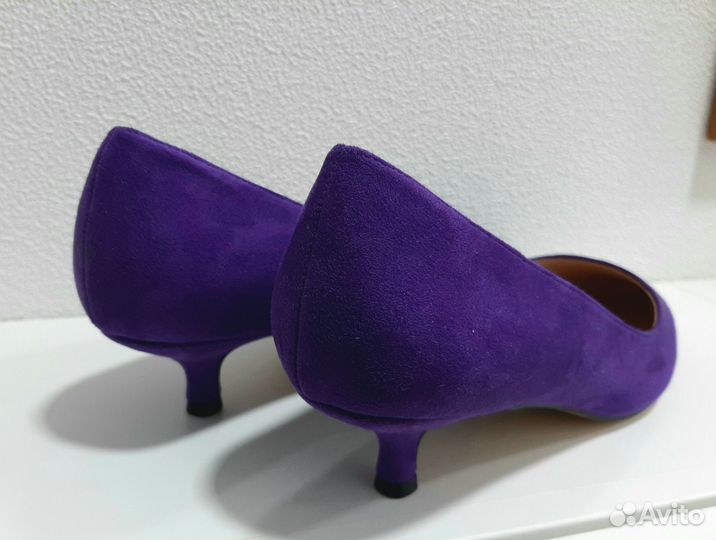 Туфли женские фиолетовые