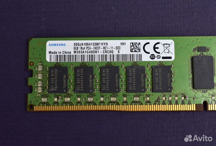 8GB DDR4 ECC samsung 2400