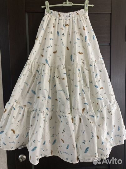 Костюм, юбка, топ бохо, ручная работа