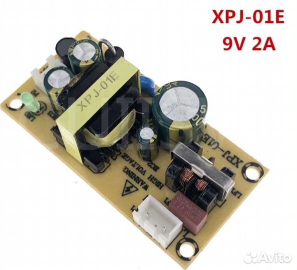 Преобразователь напряжения 220 в 9. плата для бп