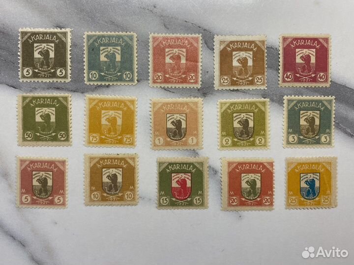 Почтовые Марки ухта карелия