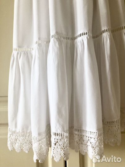 Белое платье с кружевом Melissa Odabash, оригинал