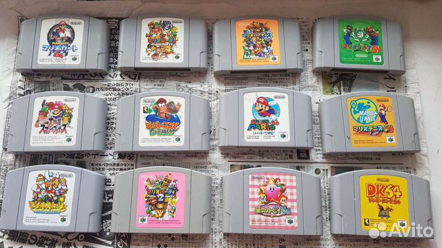 Картриджи Nintendo 64 оригинал Япония+NeoGeo