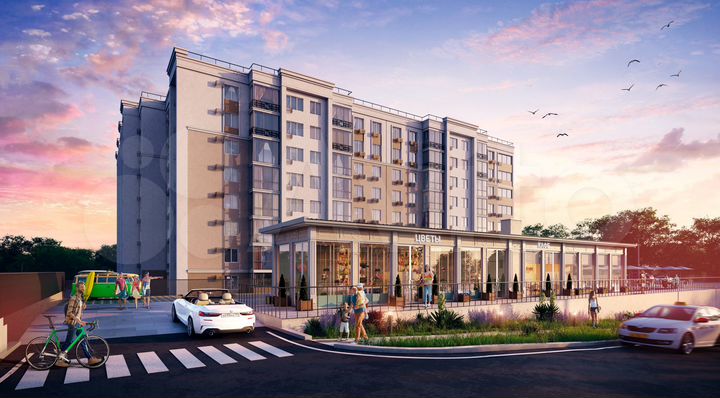 1-к. квартира, 47,6 м², 6/8 эт.