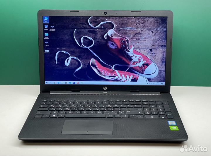 Мощный ноутбук HP i5-8Th\12gb\ssd128+1000gb\mx110