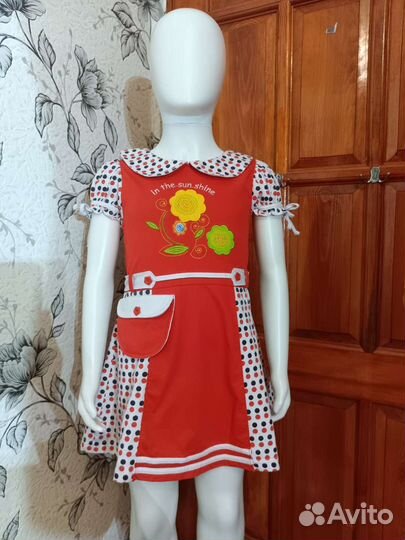 Платье на девочку 4-5 лет