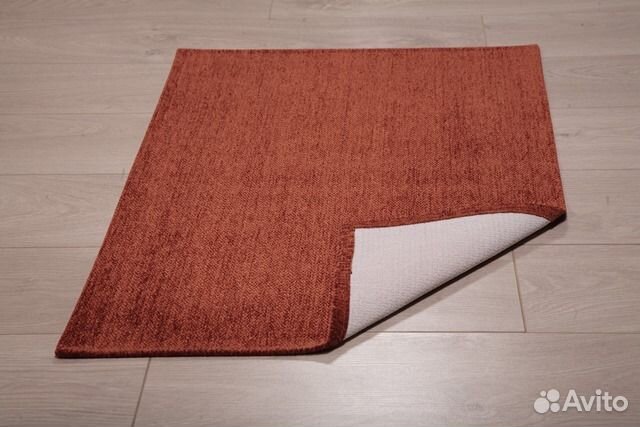 Ковер Лаос 218 X однотонный коричневый 80х120