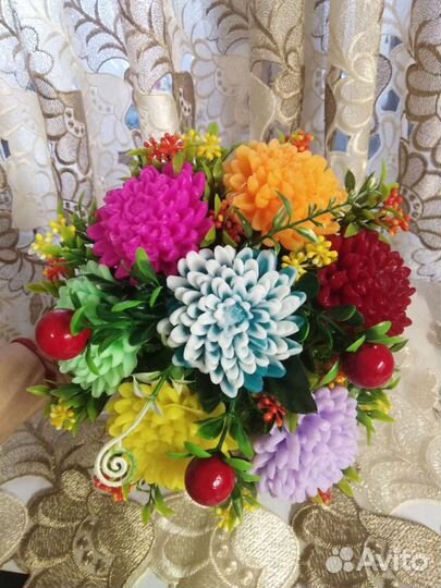 Букет из мыла