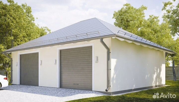 Капитальный гараж с отоплением для бизнеса