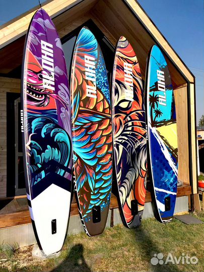 Купить сапборд сап-доска каяк sup board Aloha 12,6