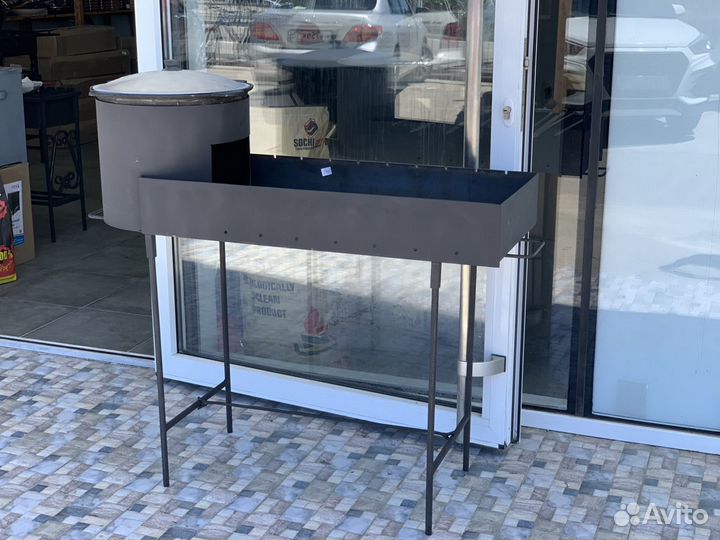 Мангал с очагом