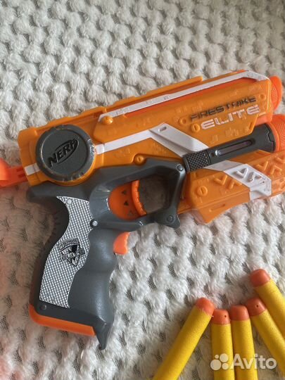 2 бластера Нёрф с мягкими пулями
