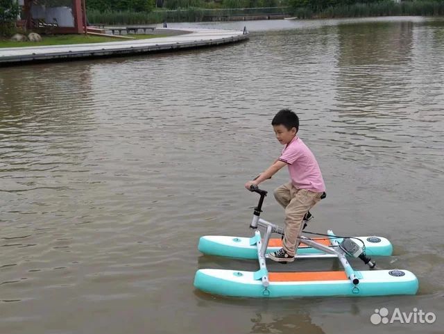 Водный велосипед детский катамаран
