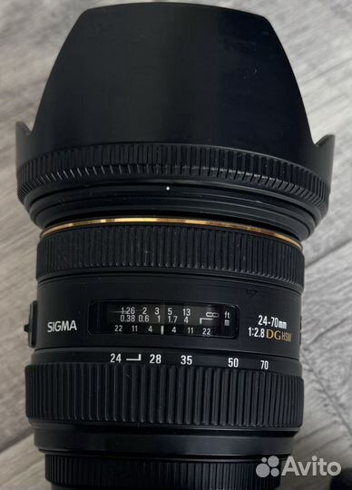 Объектив Sigma AF 24-70mm f/2.8 для Canon