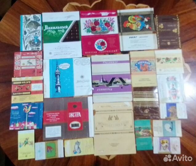 Коллекция обёрток от шоколада СССР
