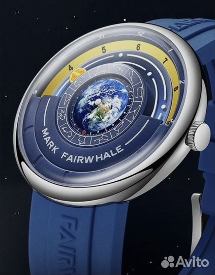 Fairwhale Часы наручные оригинал солнце и луна