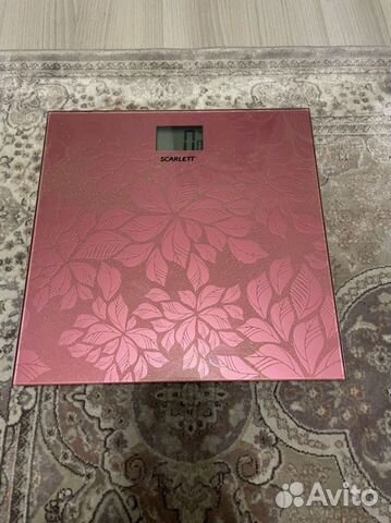 Весы напольные электронные scarlett