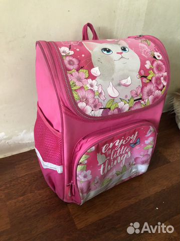 Рюкзак школьный для девочки бу