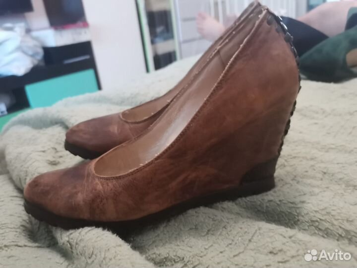Туфли женские натуральная кожа 37-38р