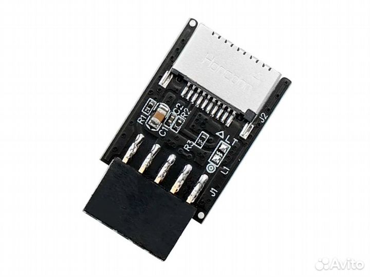 Переходник с USB 2.0 мама на USB 3.1 type E мама