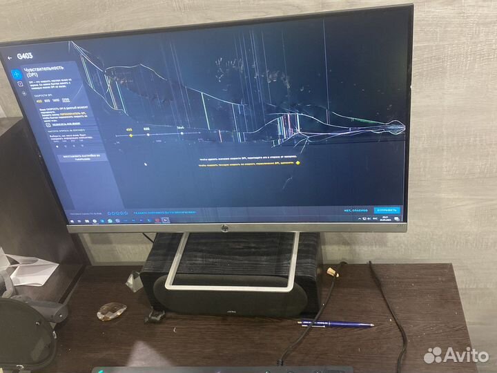 Монитор hp 27f разбитая матрица