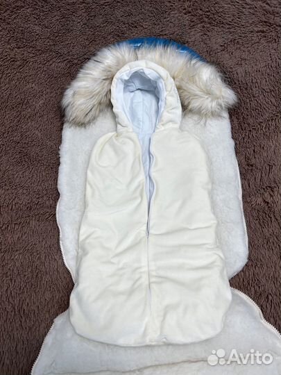 Конверт на выписку из овчины