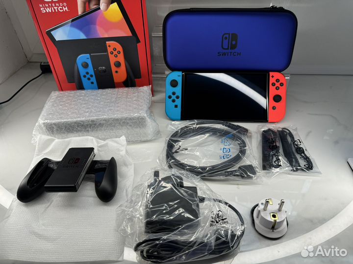 Nintendo switch oled с играми прошитая новая