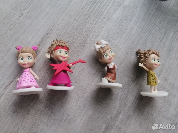 Маша и медведь игрушки из свит бокса и киндера