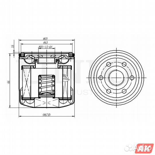 Фильтр масляный