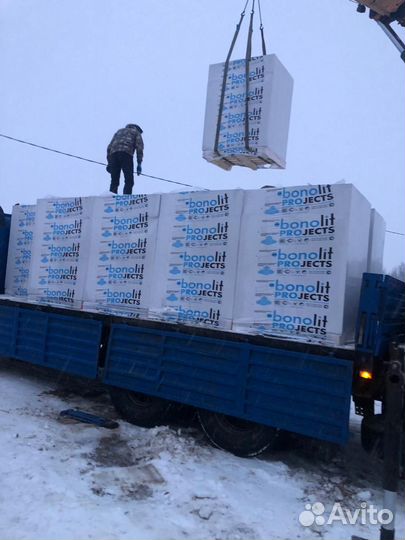 Газобетонный блок 600х250х100