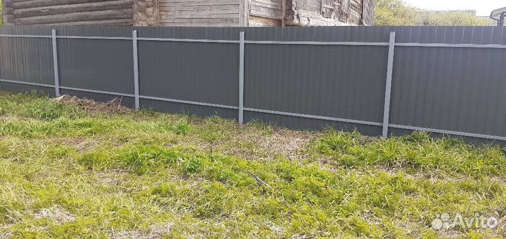 Заборы из профнастила
