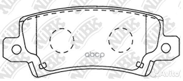 Колодки тормозные toyota corolla (E12) 0206 с