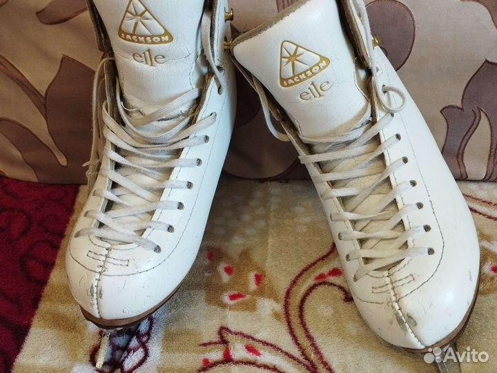 Коньки для фигурного катания jackson 18 см