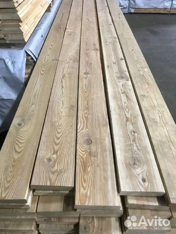 Доска палубная лиственница 27*130*6000 сорт S/F