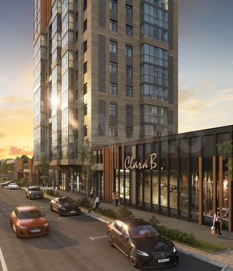 3-к. квартира, 75,4 м², 2/24 эт.