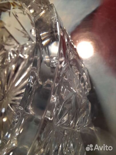 Хрустальная пепельница