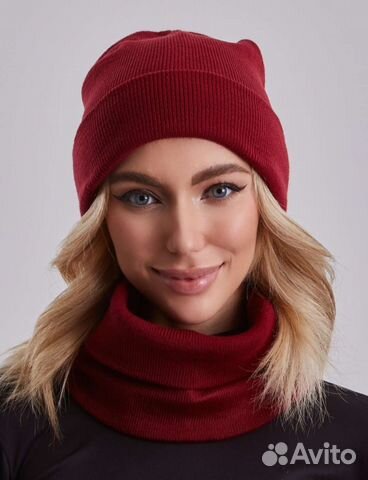 Шапка и снуд новые