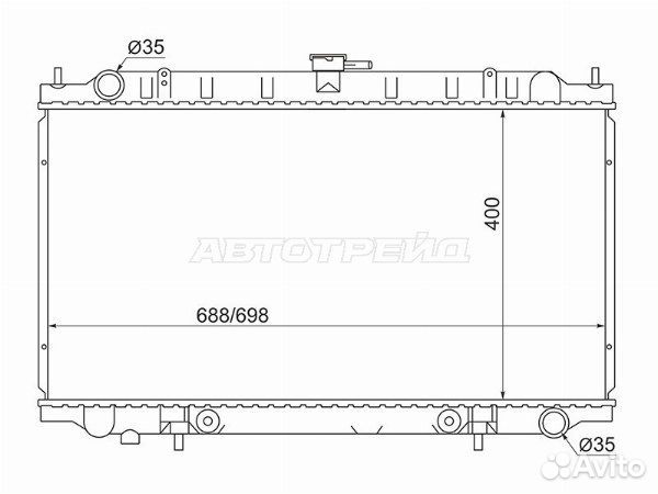 Радиатор nissan cefiro, nissan cefiro wagon, nissan cefiro/maxima A32 94-98, nissan maxima