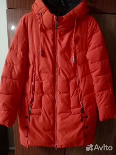 Пуховик зимний женский 48 50 бу