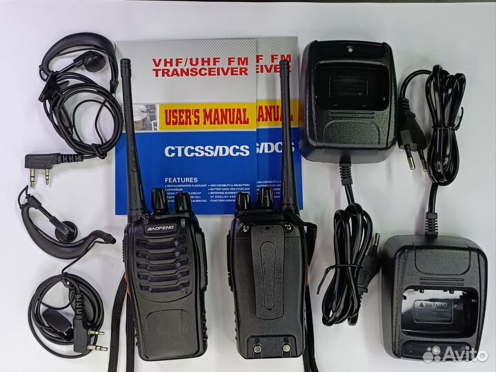 Рация baofeng bf 888s, комплект (2 шт)