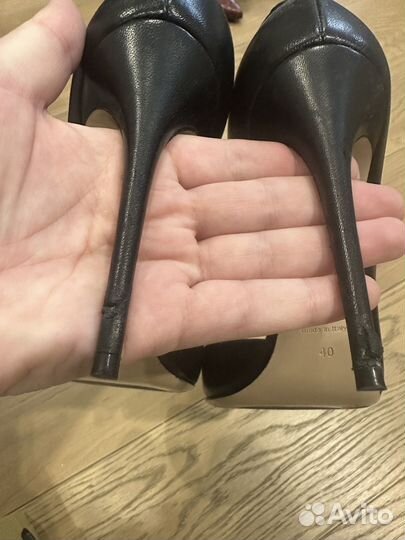 Туфли на шпильках женские черные Nando Muzi