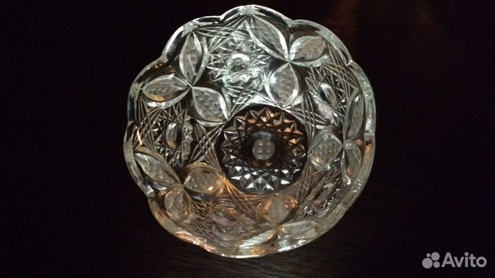 Салатник хрустальный СССР