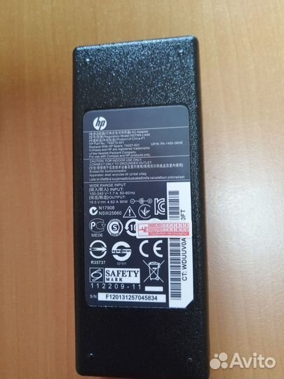 Зарядное устройство для ноутбука hp 90W