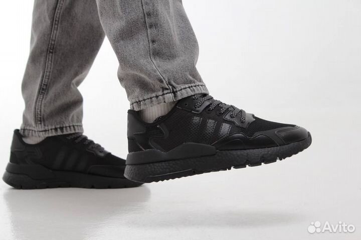 Кроссовки Adidas Nite jogger triple black