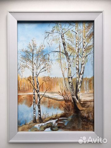 Картина акварелью 