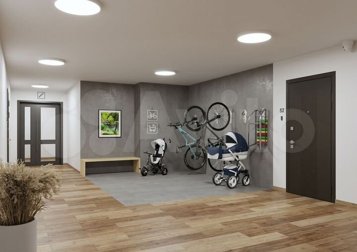 1-к. квартира, 44,5 м², 3/3 эт.