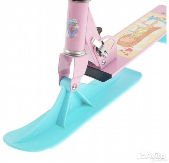Самокат снегокат 2 в 1