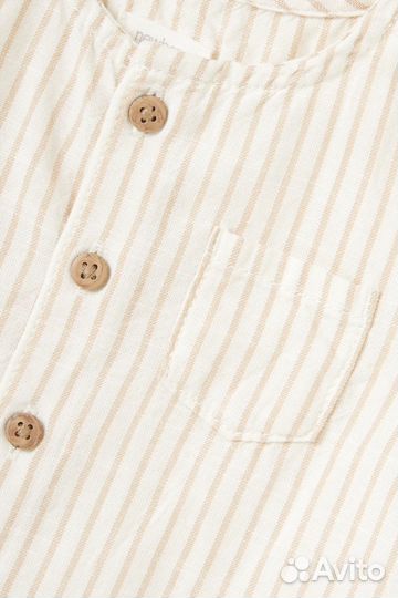 Муслиновый костюм для новорожденного