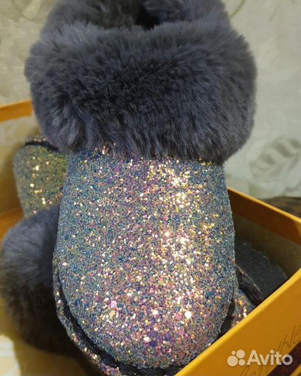 Угги женские натуральные 37 новые ботинки